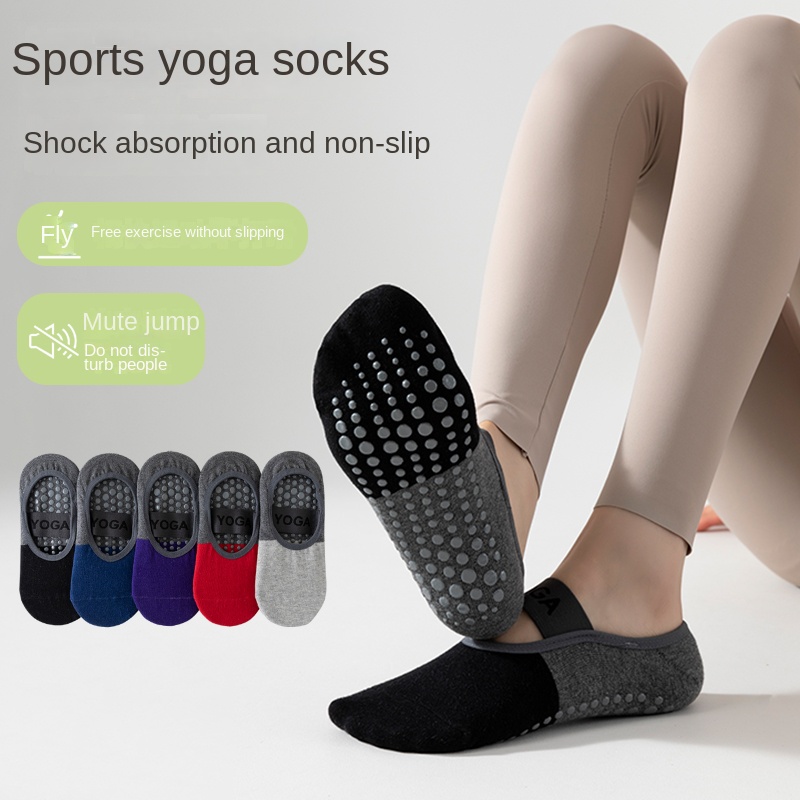 Yoga Dance & Fitness Center Llc - 5 Paar Cross-Border Professional Yoga-Socken, Baumwollsocken