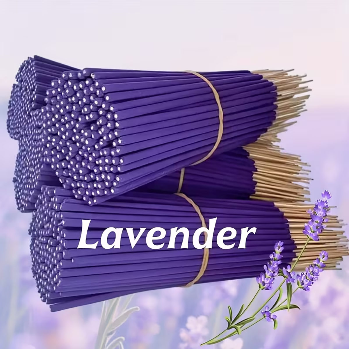 Yoga Fitness Gifts - Lavendel Premium Aromatherapie-Räucherstäbchen, 8 Stück. 66