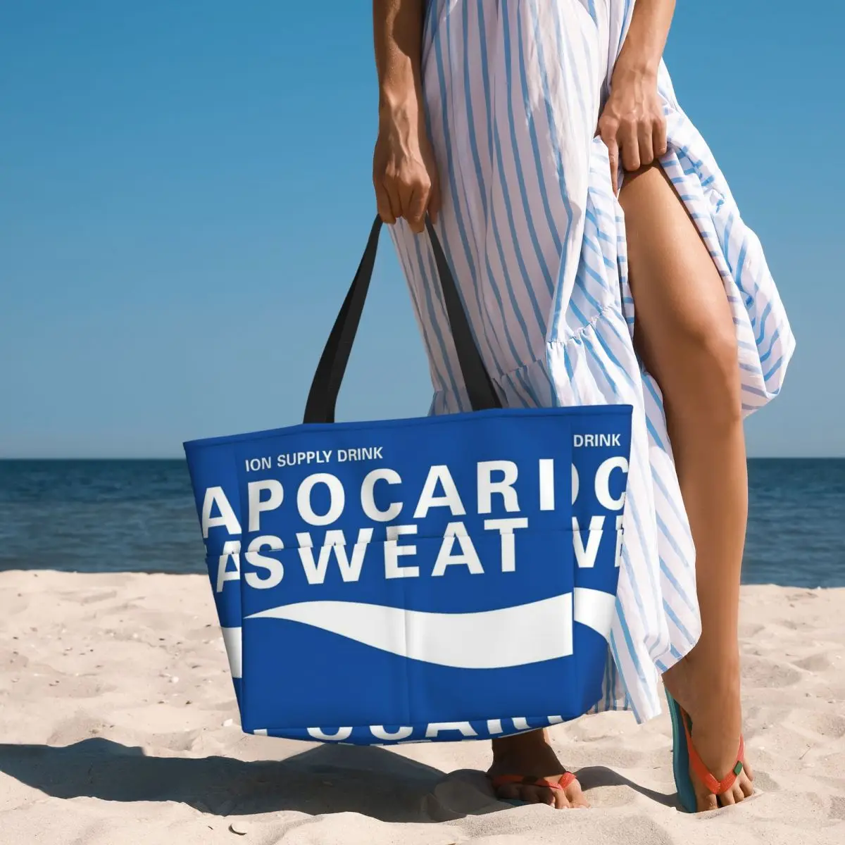 Yoga Fitness Merch - Just Some Pocari Sweat Merch Strandtasche,