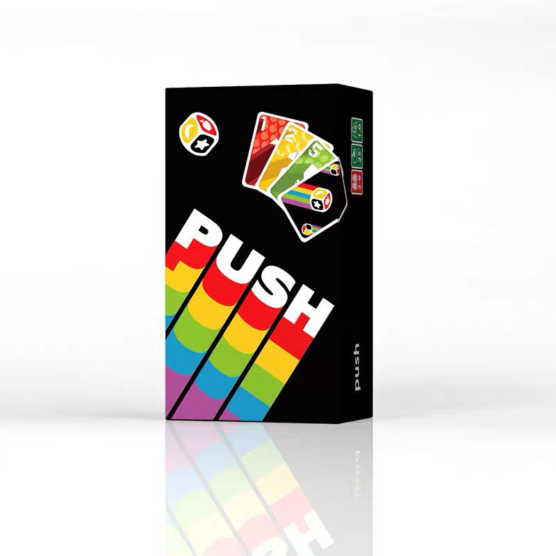Push Up Board - Push-Kartenspiel für Erwachsene und Jugendliche, Strategie-Brettspiel