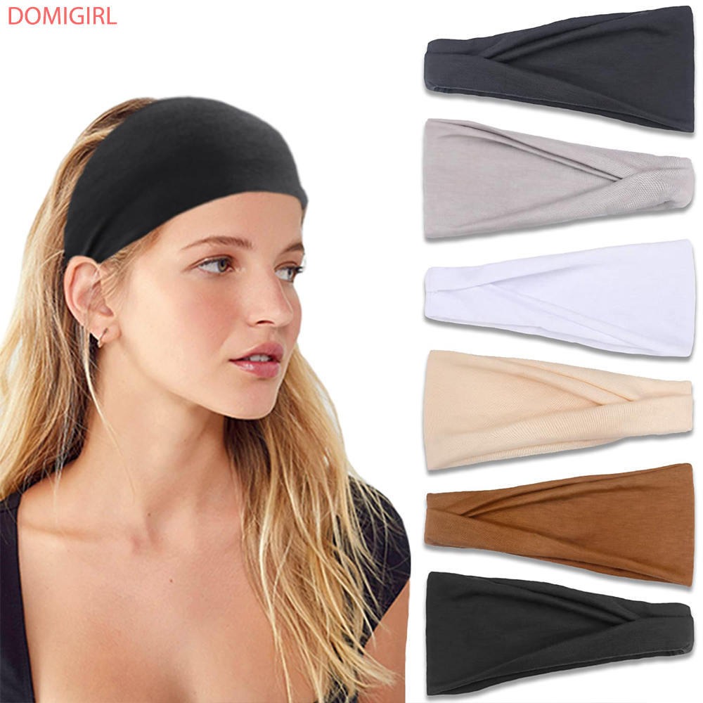 Yoga Fitness Band - Neues einfarbiges elastisches Haarband, Yoga-Übung, schweißabsorbierendes