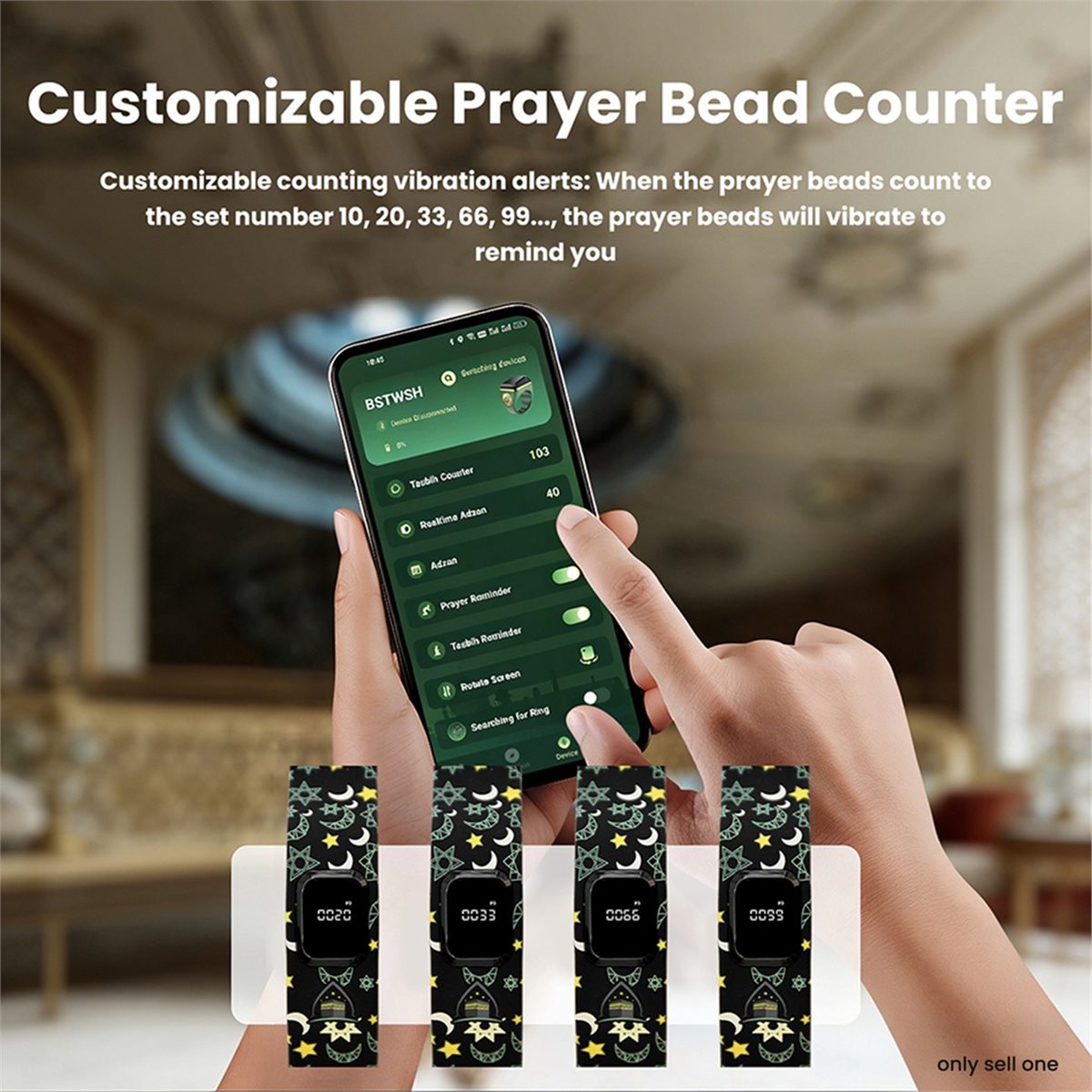 Yoga Fitness App - 【COUNTDOWN DEAL】 Intelligenter tragbarer Fingerzähler mit