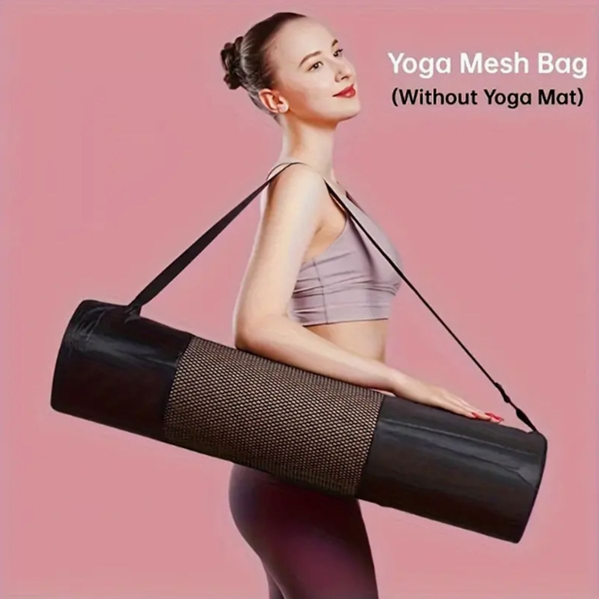 Yoga Fitness Bag - 1 atmungsaktive Netztasche zur Aufbewahrung von
