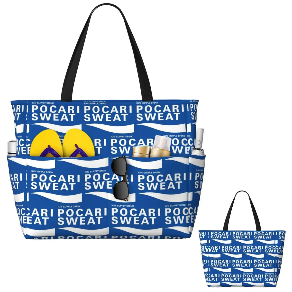 Yoga Fitness Merch - Just Some Pocari Sweat Merch Strandtasche,