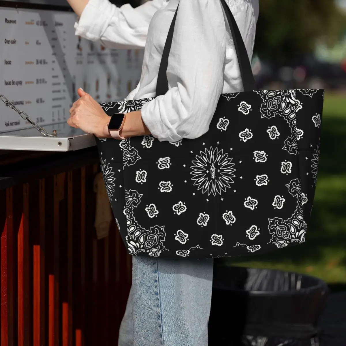 Yoga Fitness Tote - Personalisierte Strandtasche, Sport-, Fitness- und Yogatasche,