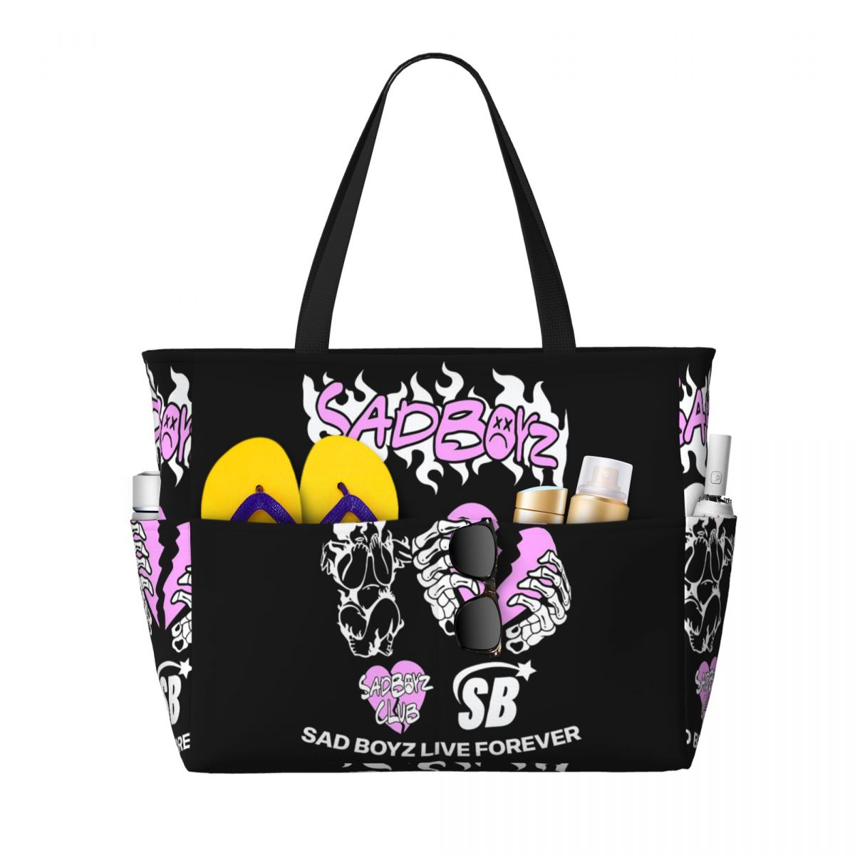 Yoga Fitness Merch - Junior H Merch Sad Boyz Strandtasche,