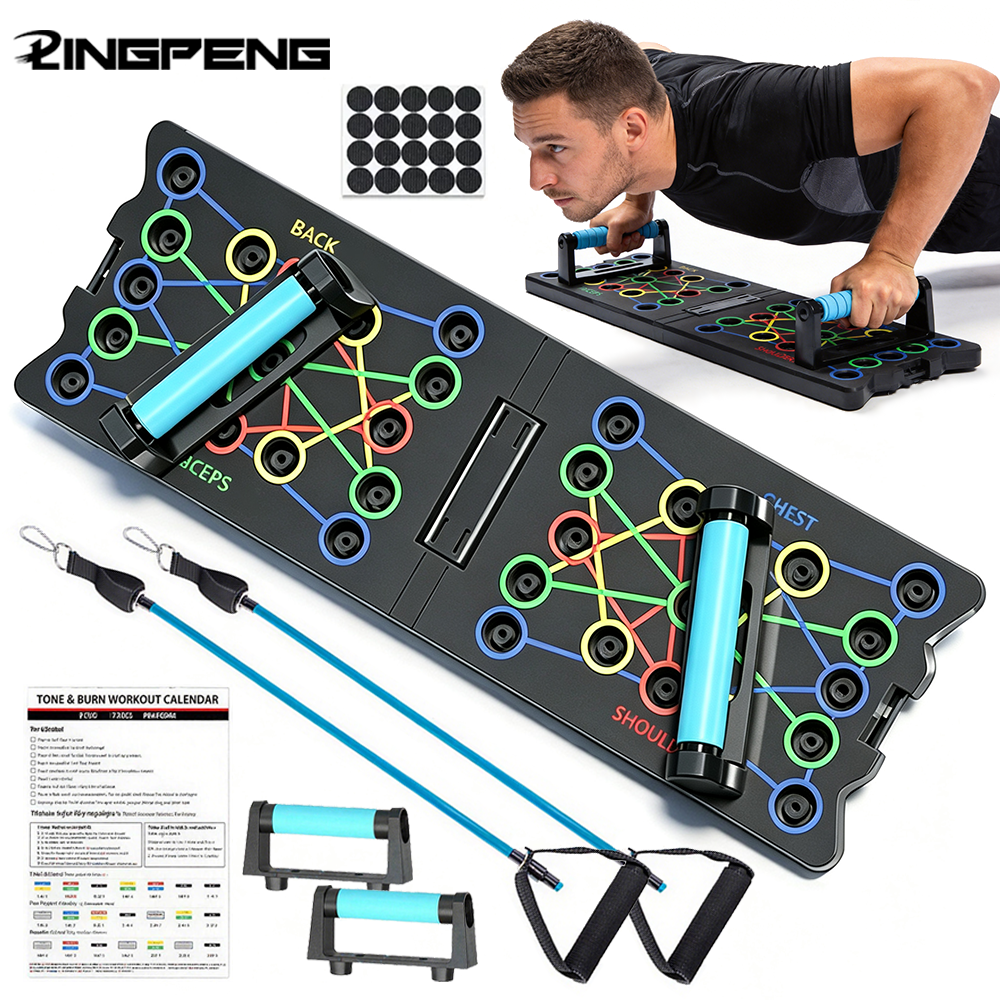 Push Up Board - 1 Set Multifunktionales, verdicktes Push-Up-Board für