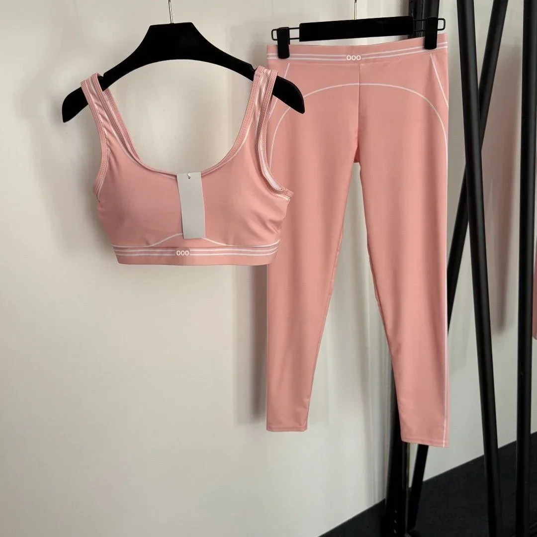 Yoga Và Fitness - Tanktop und Hose Zweiteiliges Atmungsaktives Dehnbares