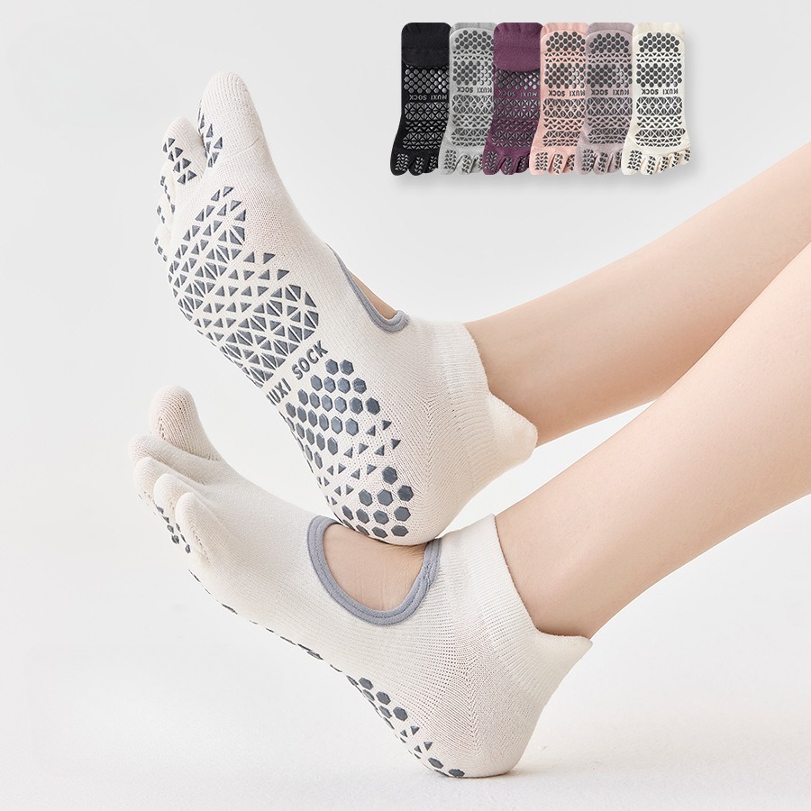 Yoga Fitness For Men - Professionelle Yoga-Socken für Damen mit Fünf