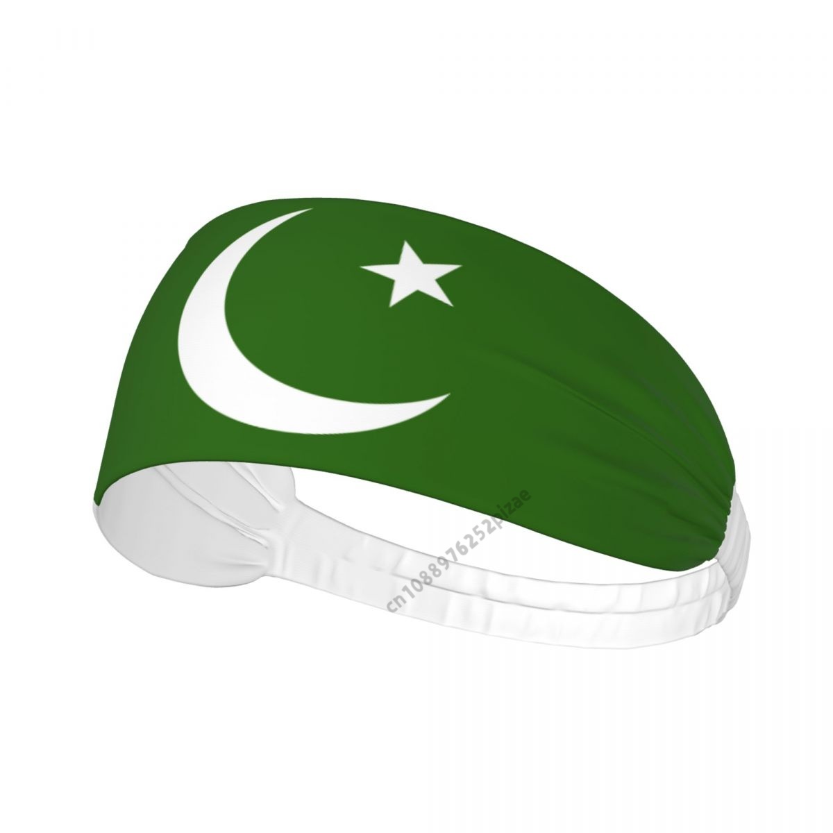 Yoga Fitness Band - Pakistan-Flagge, für Männer und Frauen, elastische