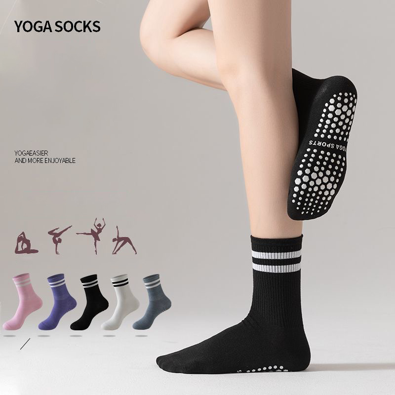 Yoga Dance & Fitness Center Llc - Dreamlikelin 1 Paar Damen-Yoga-Socken, rutschfeste, atmungsaktive
