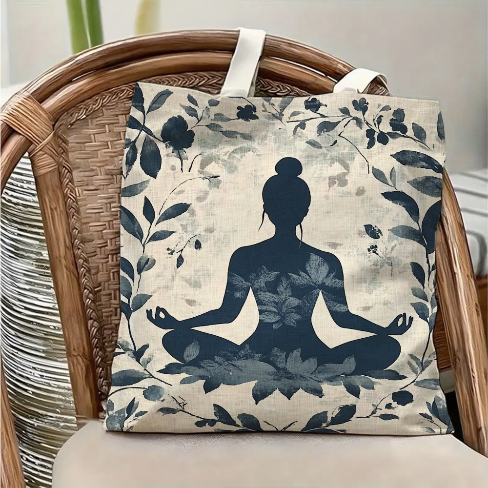 Yoga Fitness Gifts - 1 Stück Yoga-Meditations-Schultertasche aus Segeltuch mit
