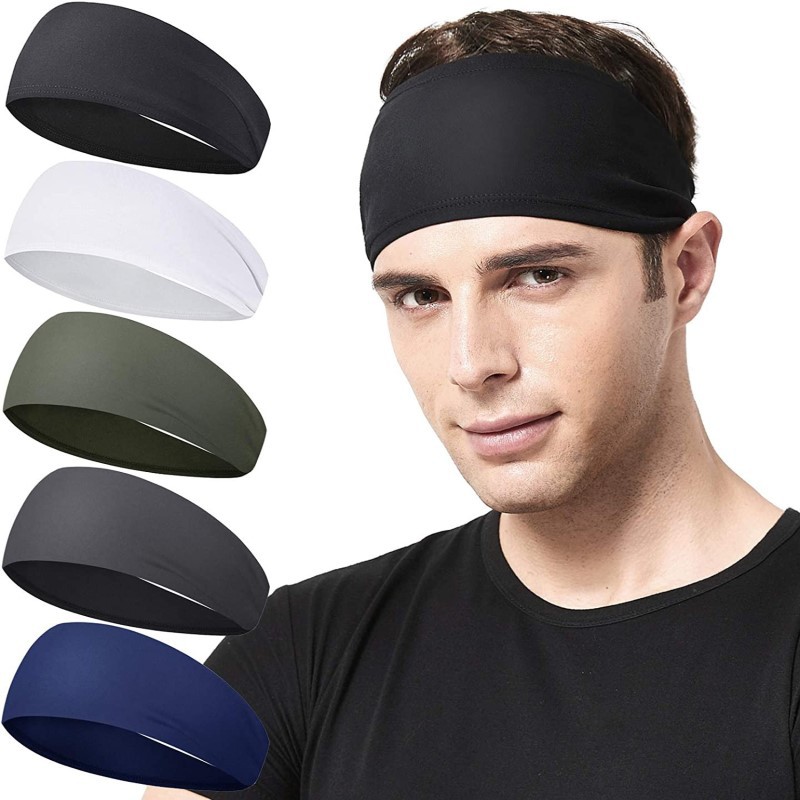 Yoga Fitness Band - Sport-Stirnband Lauf-Fitness-Schweißband Elastisches Absorbierendes Schweißband für