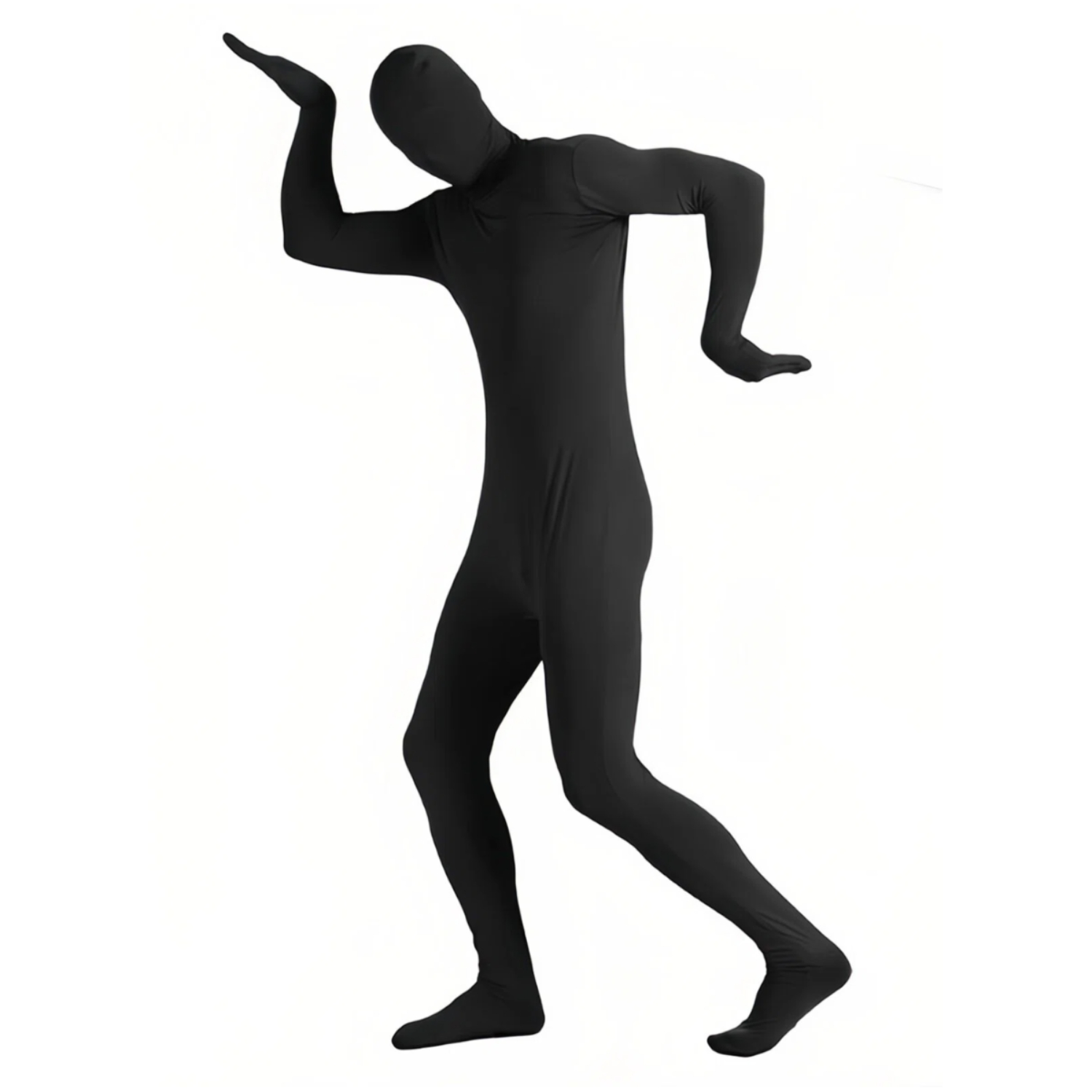 Yoga Dance & Fitness Center Llc - Schwarzer Ganzkörper-Spandex-Jumpsuit Unisex Stretch-Zentai-Anzug für Tanz