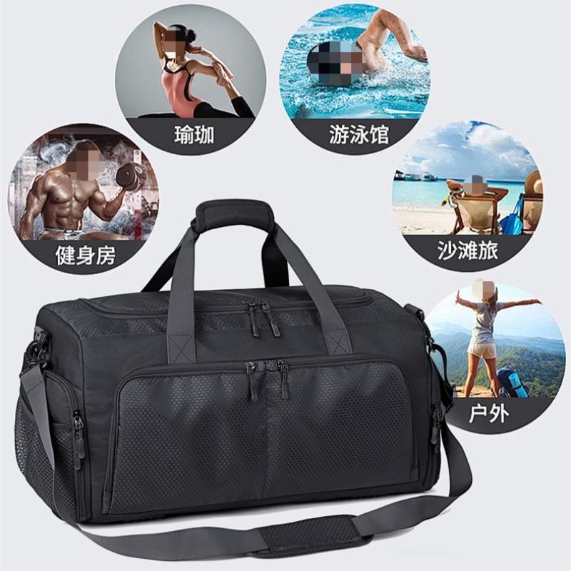 Yoga Fitness Bag - Fitnesstaschen mit Nass- und Trockentrennungsfächern, Yoga-Sporttaschen