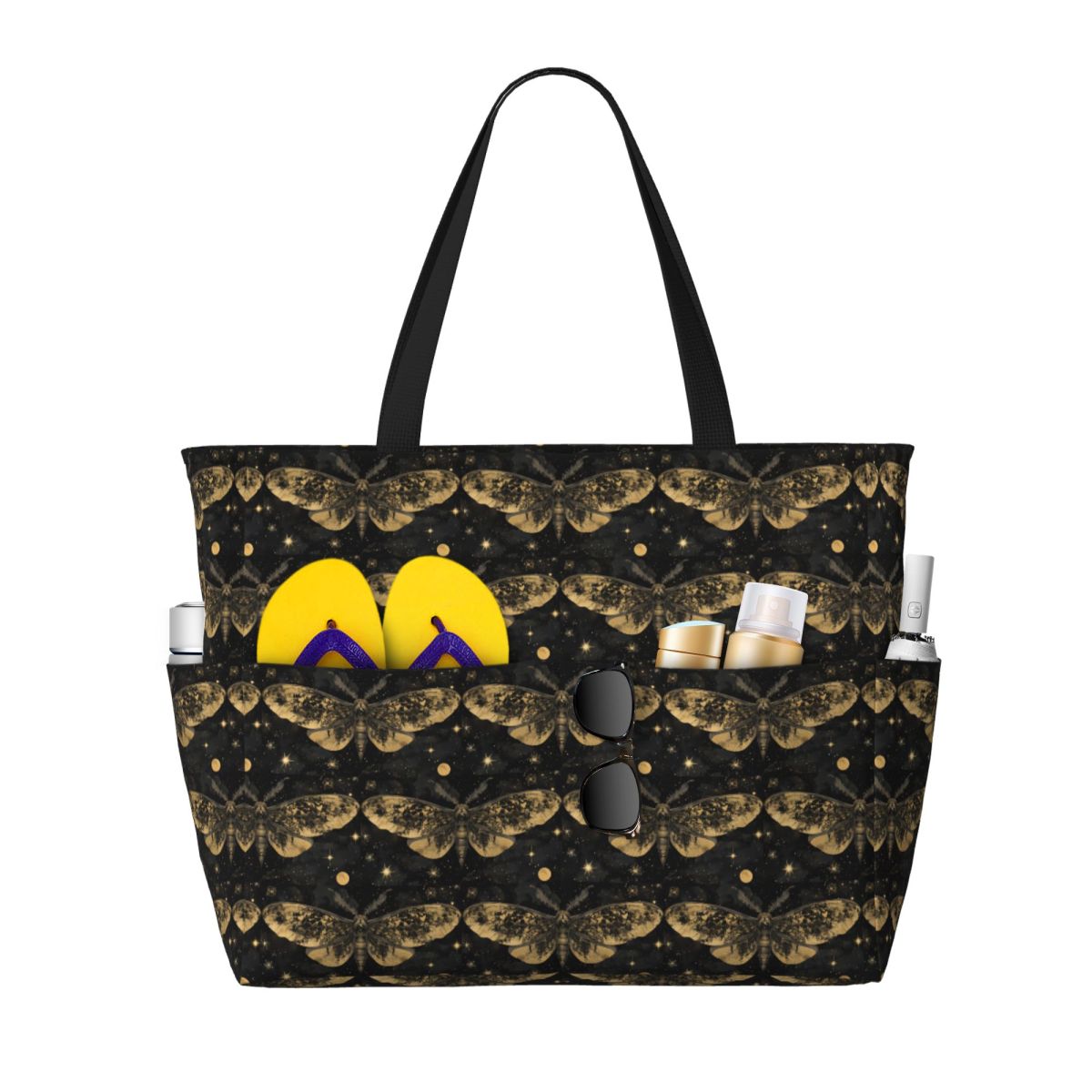 Yoga Fitness Tote - Moth Wings 5-Strand-Einkaufstasche, Sport, Fitnessstudio, Yoga,