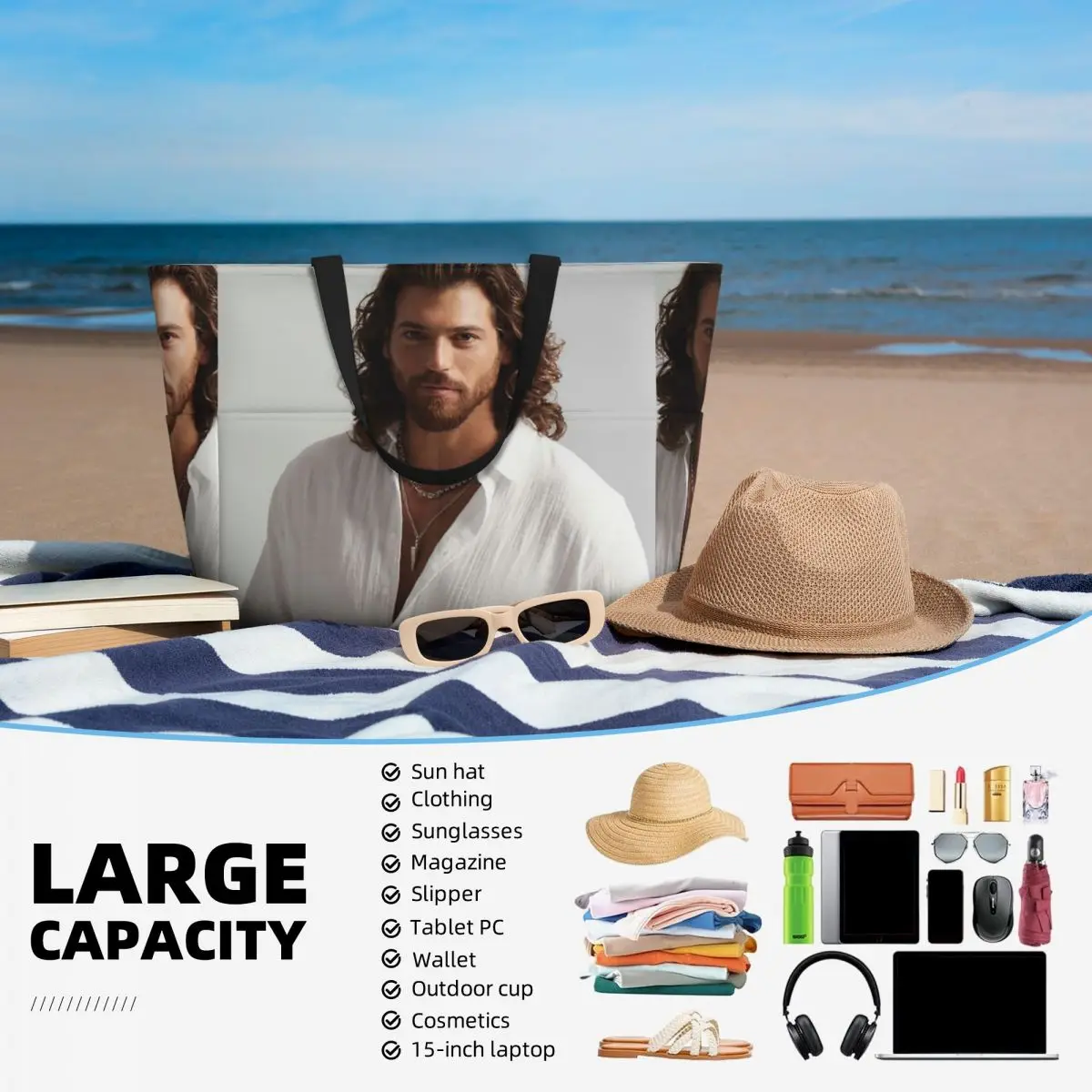 Actor Can Yaman Photo Strandta – Yoga Fitness Photos Bewertung und Preis