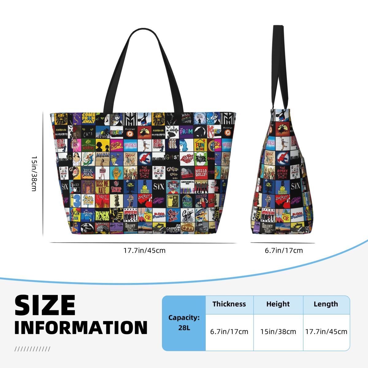 Broadway Musical Theatre Logos – Yoga Fitness Tote Bewertung und Preis