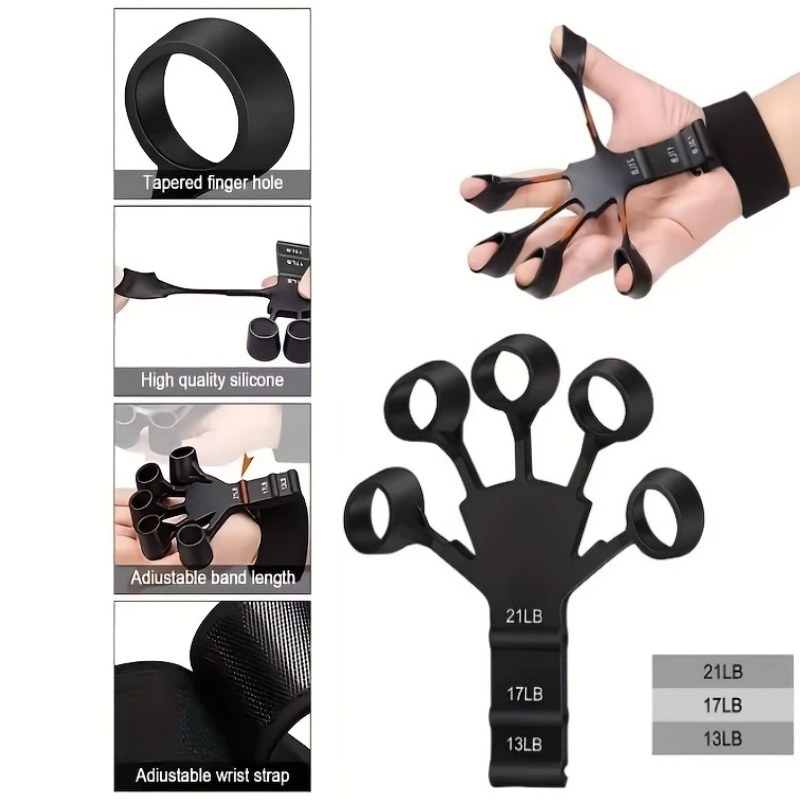 5-Finger-Silikon-Handtrainer,  – Grip Strengthener Hand Bewertung und Preis