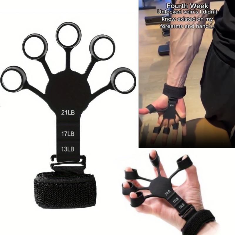 5-Finger-Silikon-Handtrainer,  – Grip Strengthener Hand Bewertung und Preis