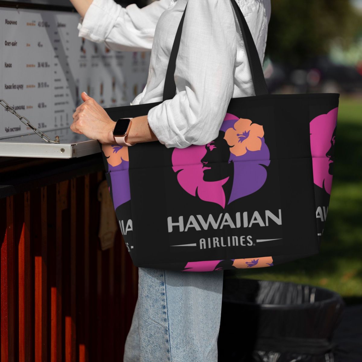 Hawaiian Airlines Herc Travel  – Yoga Fitness Tote Bewertung und Preis