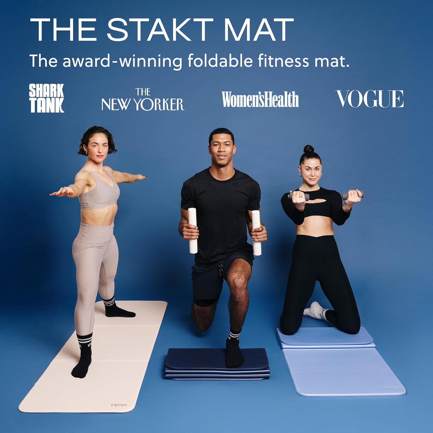 Faltbare Yogamatte in Blau, Pr – Yoga Fitness Studio Bewertung und Preis