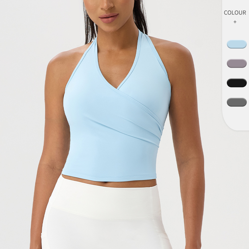 Damen Neckholder V-Ausschnitt  – Yoga Và Fitness Bewertung und Preis