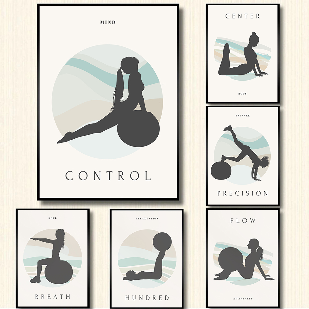 Minimalist ische Pilates Yoga  – Yoga Fitness Quotes Bewertung und Preis