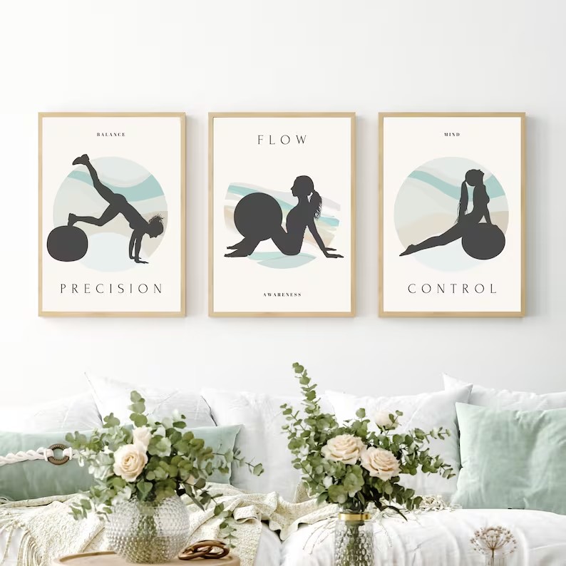 Minimalist ische Pilates Yoga  – Yoga Fitness Quotes Bewertung und Preis