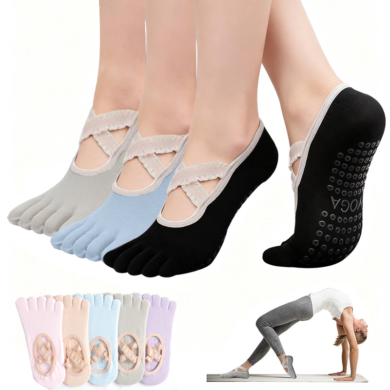 Rutschfeste Damen-Pilates-Sock – Yoga Dance & Fitness Center Llc Bewertung und Preis
