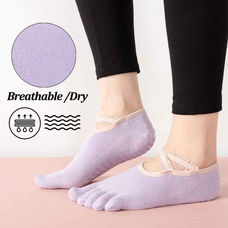 Rutschfeste Damen-Pilates-Sock – Yoga Dance & Fitness Center Llc Bewertung und Preis