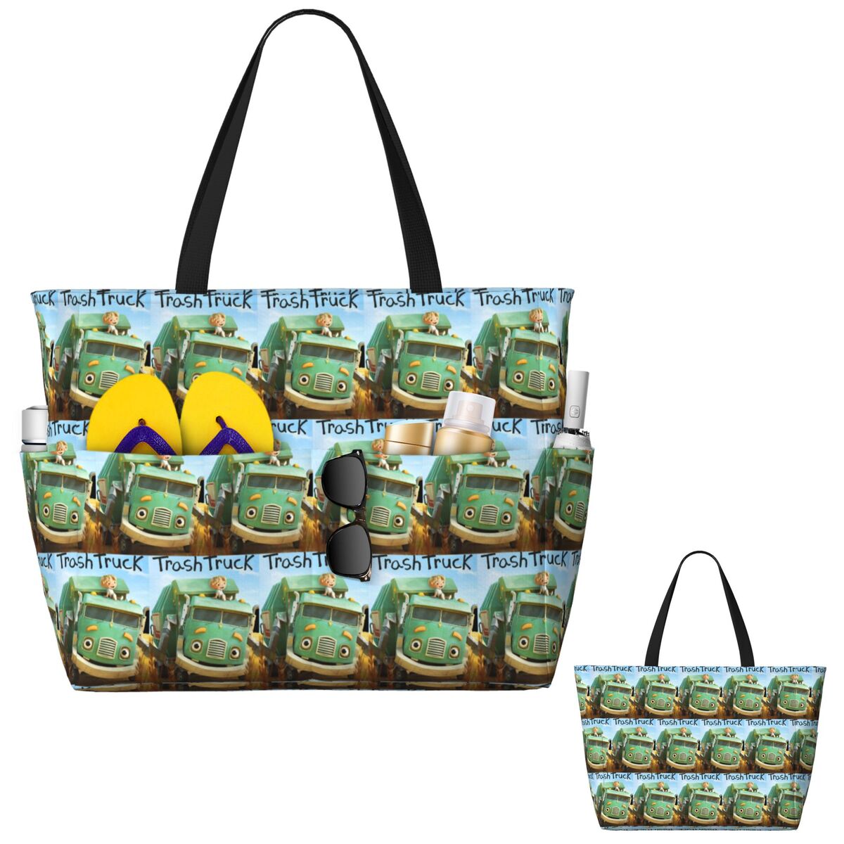 Hank And Trash Truck Cartoon S – Yoga Fitness Tote Bewertung und Preis