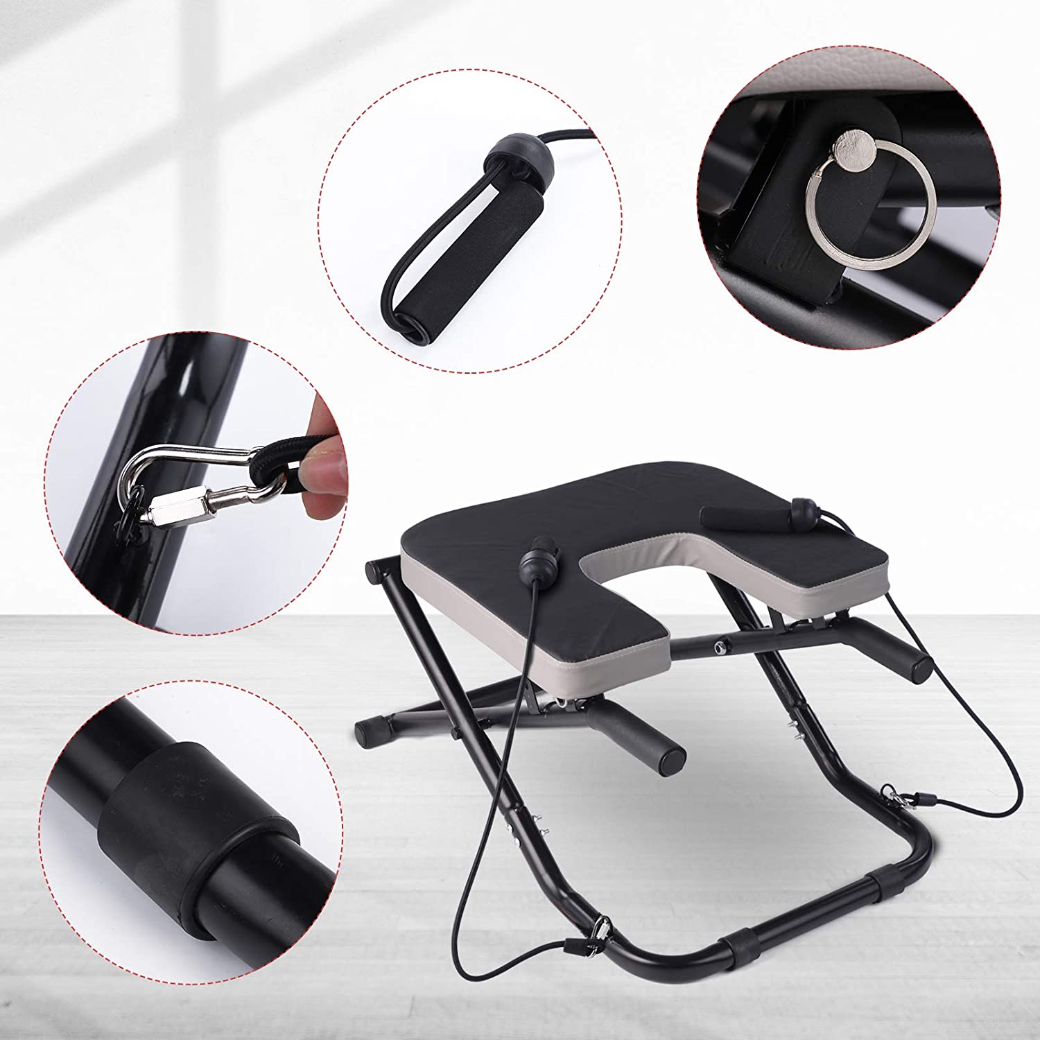 Verstellbarer, zusammenklappba – Yoga Fitness Band Bewertung und Preis