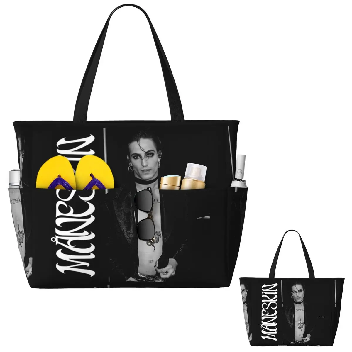 Damiano David Maneskin Strandt – Yoga Fitness Tote Bewertung und Preis