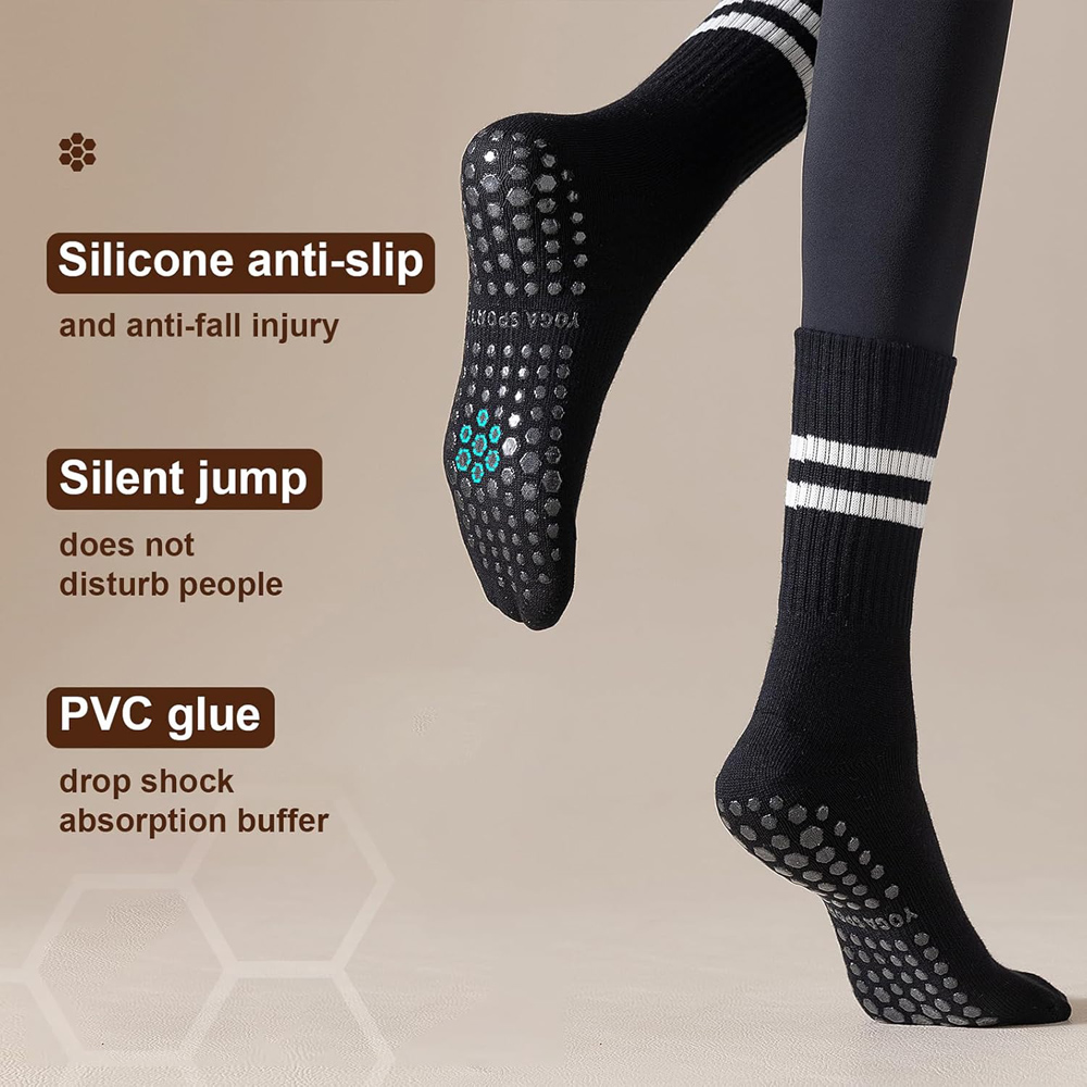 Yoga-Pilates-Socken mit Griffe – Yoga Dance & Fitness Center Llc Bewertung und Preis
