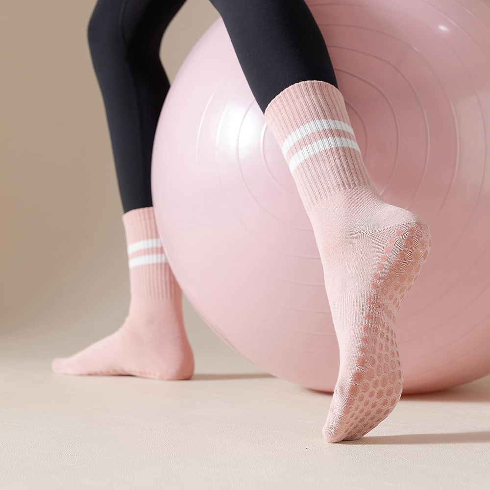 Yoga-Pilates-Socken mit Griffe – Yoga Dance & Fitness Center Llc Bewertung und Preis
