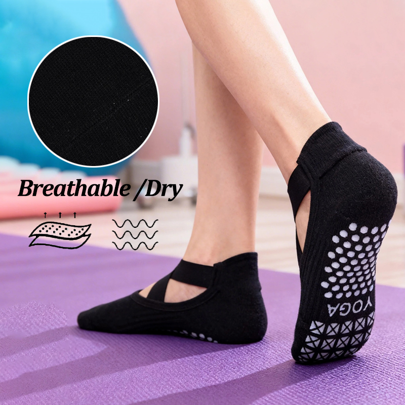 Damen Rutschfeste Yoga-Socken  – Yoga Dance & Fitness Center Llc Bewertung und Preis