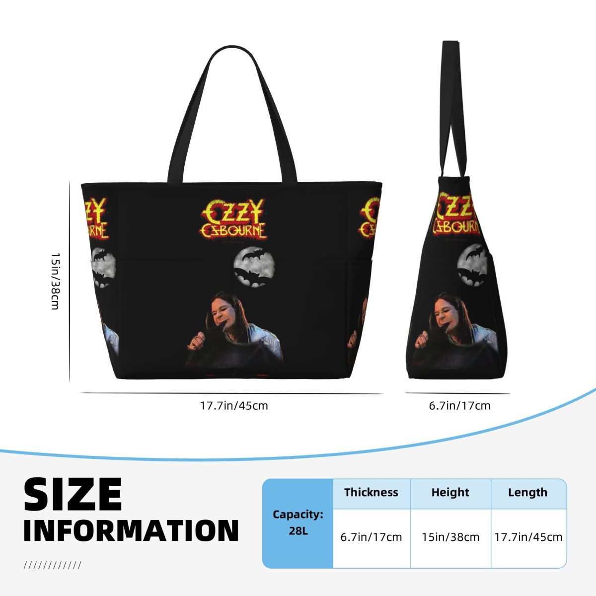 Ozzy Osbourne Merch Strandtasc – Yoga Fitness Merch Bewertung und Preis