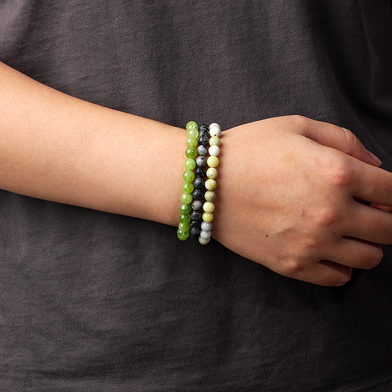 Neue 4/6mm Perlen Frauen Armba – Yoga Fitness Gifts Bewertung und Preis