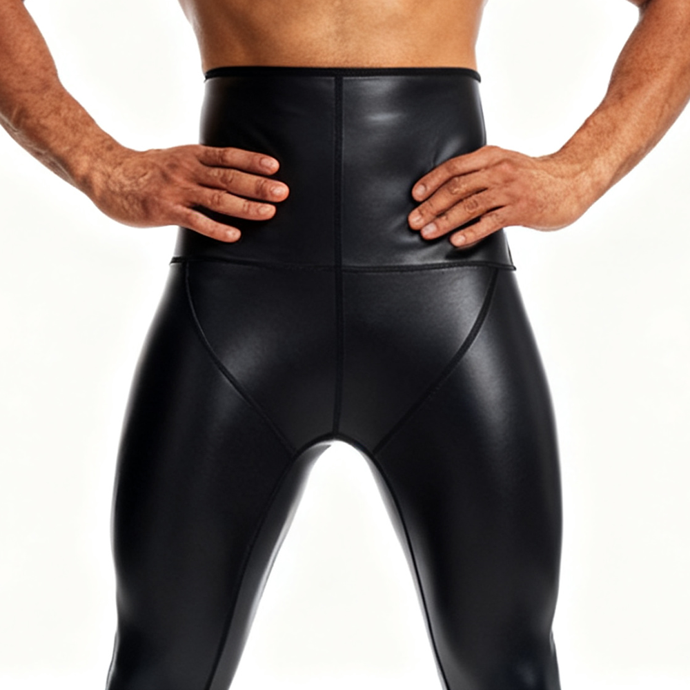 Sexy Männer PU Leder Lange Hos – Yoga Fitness For Men Bewertung und Preis