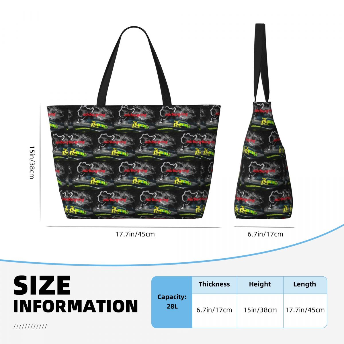 Strandtasche mit Nürburgring-A – Yoga Fitness Tote Bewertung und Preis
