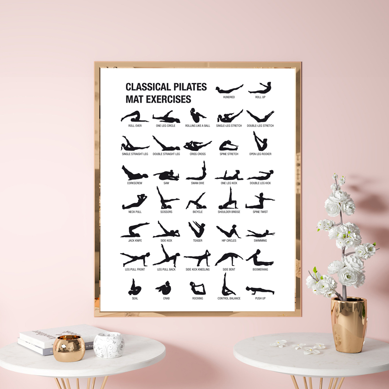 Rahmenloses Pilates-Workout-Di – Yoga Fitness Gifts Bewertung und Preis