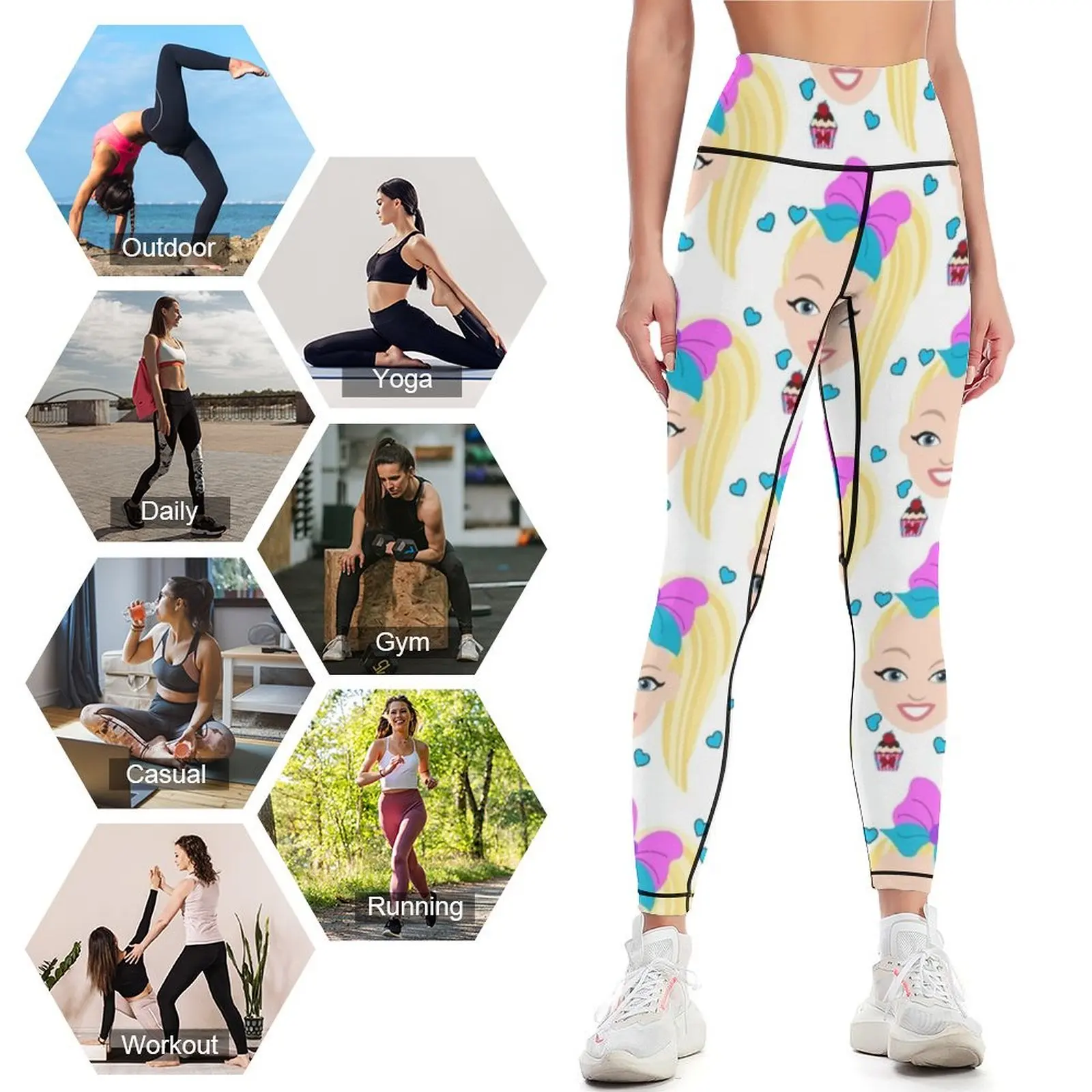 Jojo Siwa Fan-Merchandise, Leg – Yoga Fitness Merch Bewertung und Preis