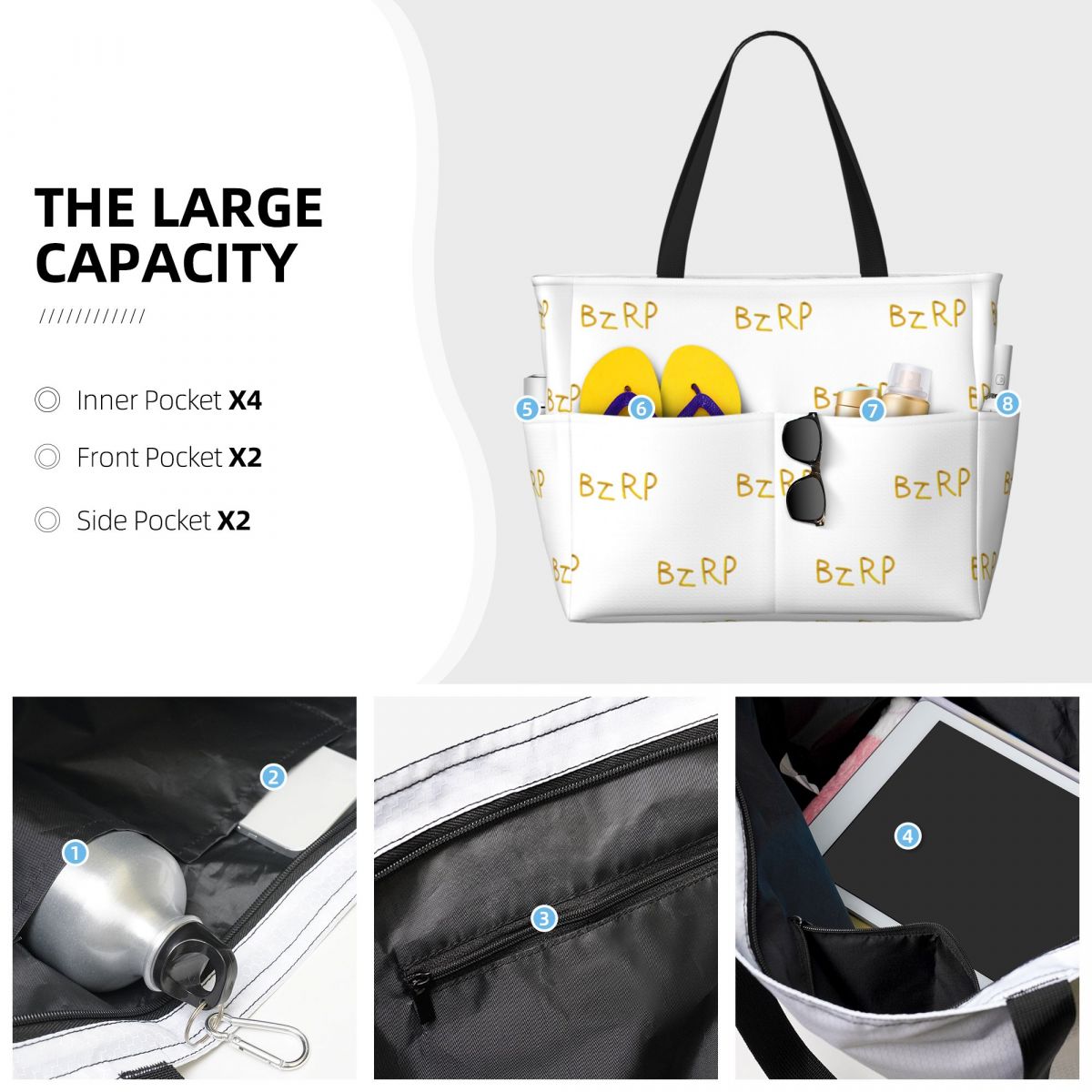 Bizarrap Cap (BZRP) Strand-Ein – Yoga Fitness Tote Bewertung und Preis