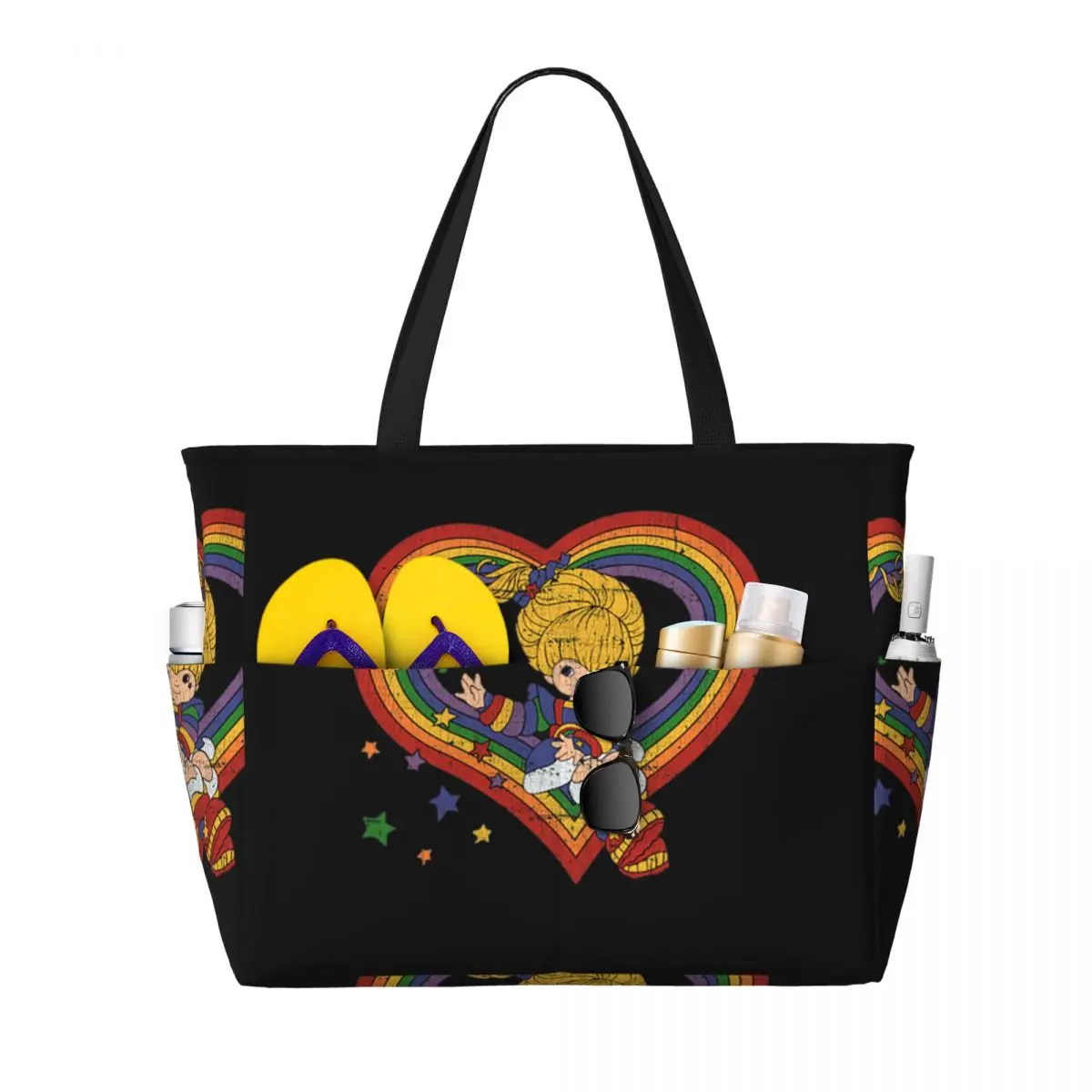 Rainbow Brite With Rainbow Hea – Yoga Fitness Tote Bewertung und Preis