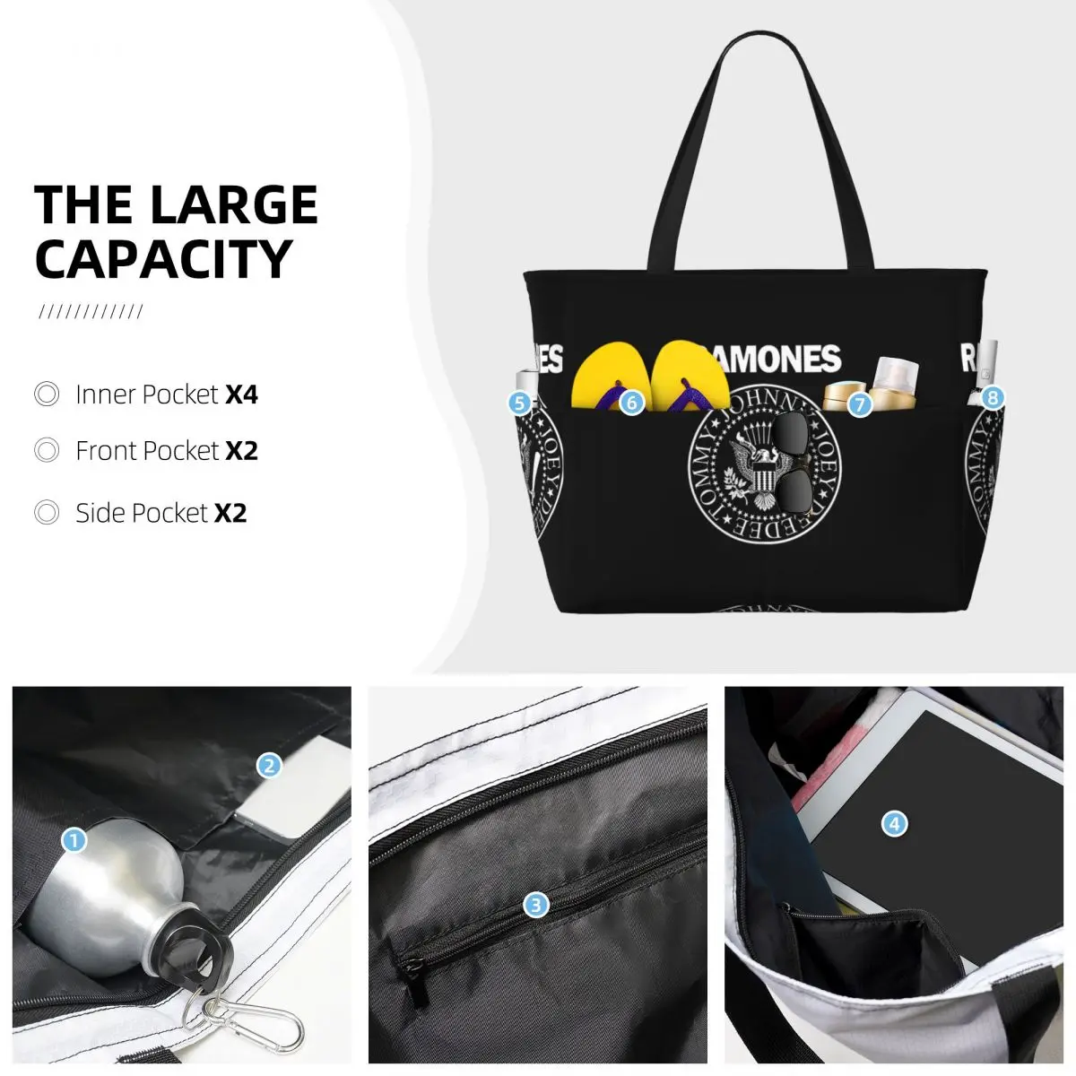 The Ramone Merch Strand-Traget – Yoga Fitness Merch Bewertung und Preis