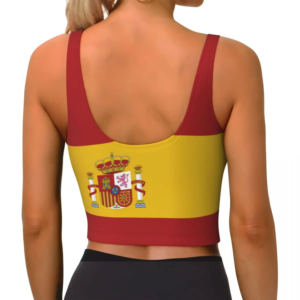 Spanien Flagge Basic Tops Frau – Yoga Và Fitness Bewertung und Preis