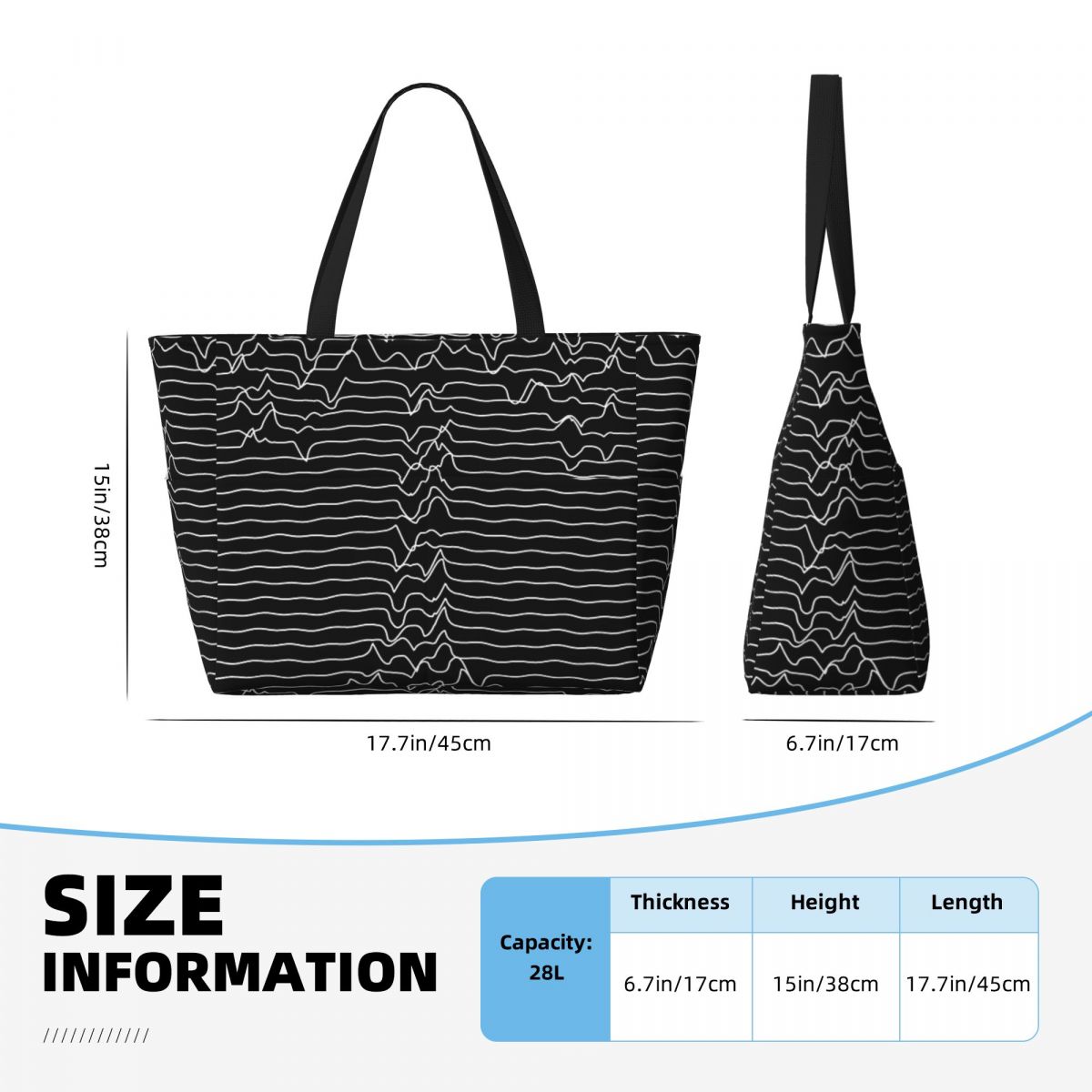 Joy Division Unknown Pleasures – Yoga Fitness Tote Bewertung und Preis