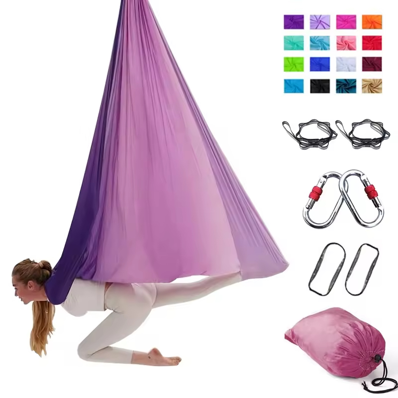 Aerial Yoga Hängematte 7m, Gra – Yoga Fitness Studio Bewertung und Preis