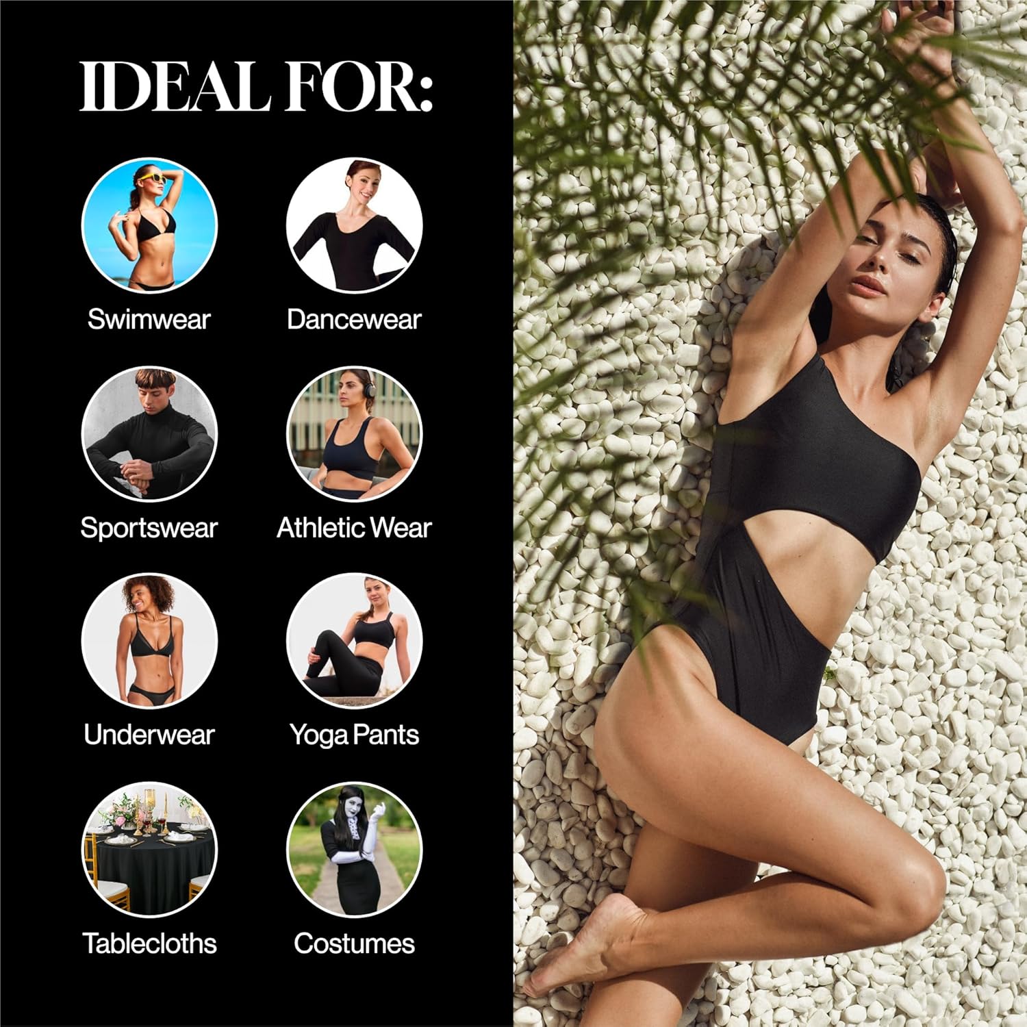 Spandex-Stoff, 4-Wege-Stretch  – Yoga Dance & Fitness Center Llc Bewertung und Preis